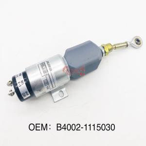 China YC4112 Excavator Spare Parts Fuel Flameout Solenoid B4002-1115030 on sale