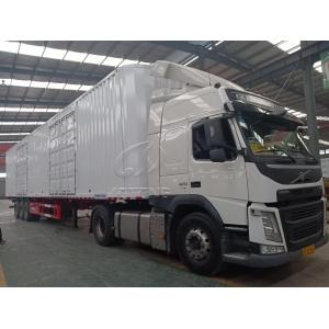 Bulk Cargo Carrier Van Curtain Side Semi Trailer For Heavy Duty Transportation