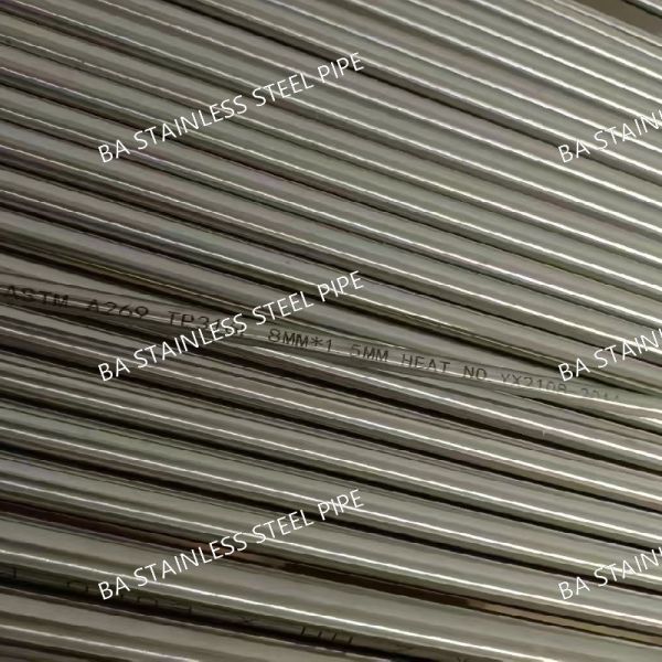 Cold Drawn TP304 Stainless Steel Seamless Pipe Bright Annealing SS Precison