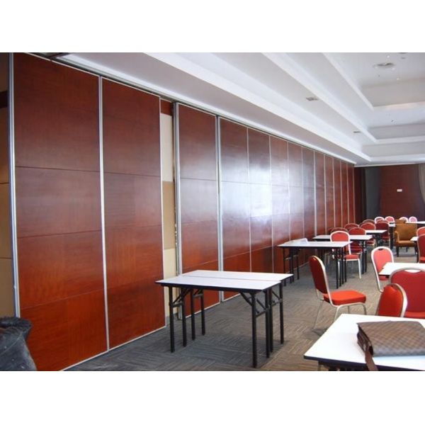 Aluminium Folding Partition Walls , Exhibition Hall Soundproof Acoustic Wall