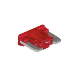 Low Profile 10.9mm Zinc Alloy Mini Blade Fuse Rated 32VDC 58VDC 60VDC 15A Blue