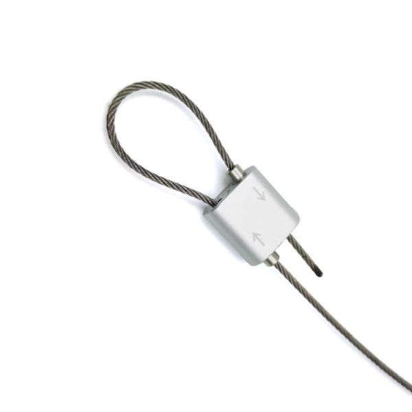 Looping Cable Gripper With A Snap Hook Hanging Wire Systems For Ventilation Duct Wire Rope Size 3.0*4500MM