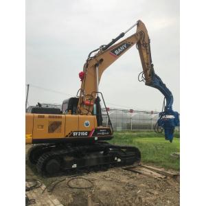 High Speed Excavator Mounted Sheet Pile Driver Quick Converting Operation