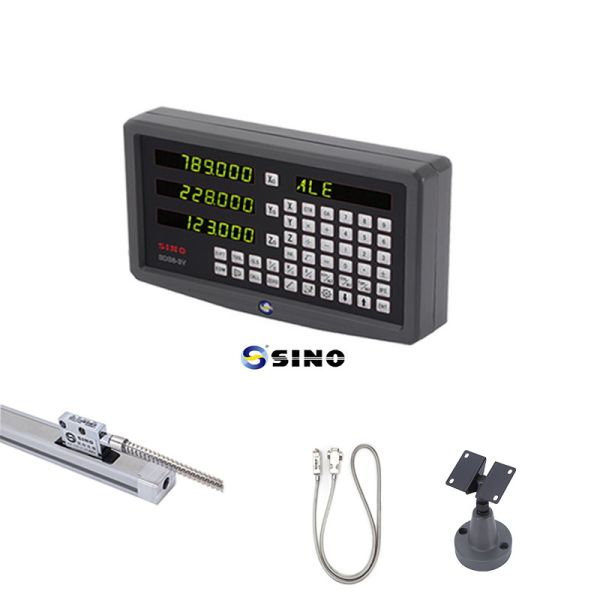 SINO SDS6-3V Digital Readout System 3 Axis DRO With Linear Encoder Ruler Scale For Lathe