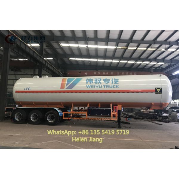 50000L 25T Q345R Q370R Q420R LPG Gas Tank Semi Trailer