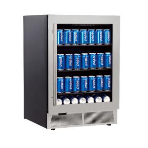 Polyester 52 Bottles 135L Home Wine Cellar Fridge LED Lighting