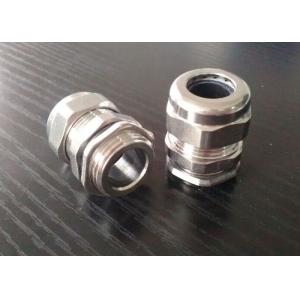 Flameproof PG16 Cable Gland , Stainless Steel Wire Armoured Cable Glands 