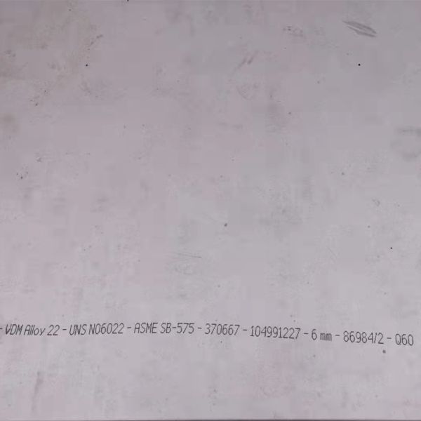 Buy Asme Sb 575 Uns N06022 Hastelloy Plate C 22 Alloy 0.03mm at wholesale prices