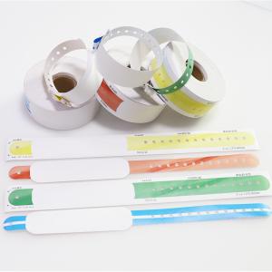 Rectangle Shape Hospital Patient Wristband Disposable ID Bracelet