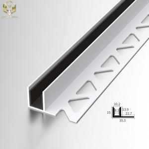 30x30 Aluminium Edge Trim Profiles 2mm Thickness Customized