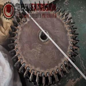 Plastic PVC Pulverizer Miller Rotor Blade With HRC-56-60 Rotary Fixed Knife