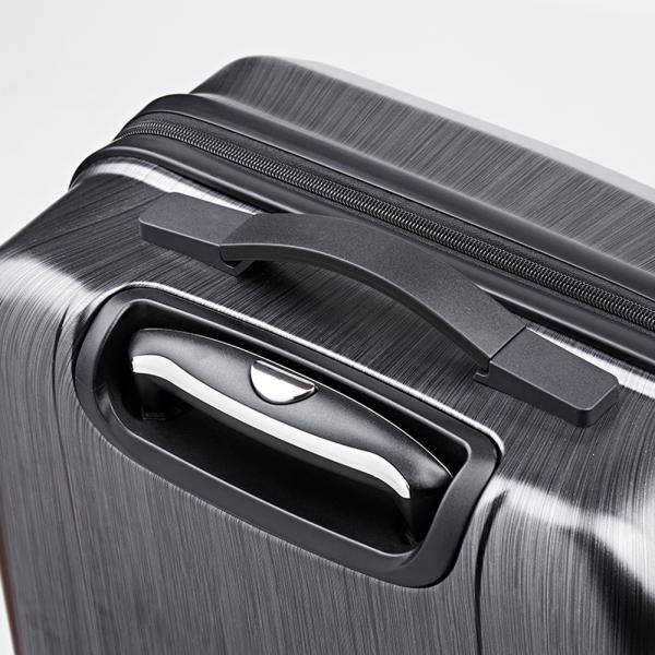 16" PC Travel Bags Carry on Zipper Luggage Business Trolley Purple Suitcase with TSA Lock