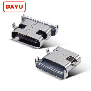 Sink PCB Board 3.1 USB C Female Connector With Spcc / Iron Shell