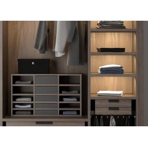 500mm Walnut Wood Bedroom Wardrobe Closets
