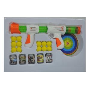 Safe Kids Sports Toys Pump And Launch Blaster Shooting Toy Gun With Foam Balls