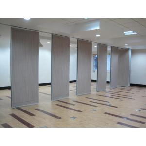 Commercial Furniture Accordion Foldable Partition Wall 1230mm Panel Width