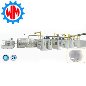 China Fastest Baby Diaper Manufacturing Machine Customizable High Performance on sale