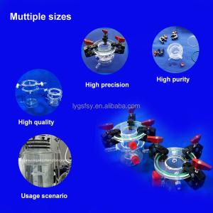 Customization Processing UV Quartz Glass Tube Reactor