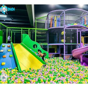 Quality Commercial Macaroon Playground Safe Challenge Indoor Playground For Kids for sale