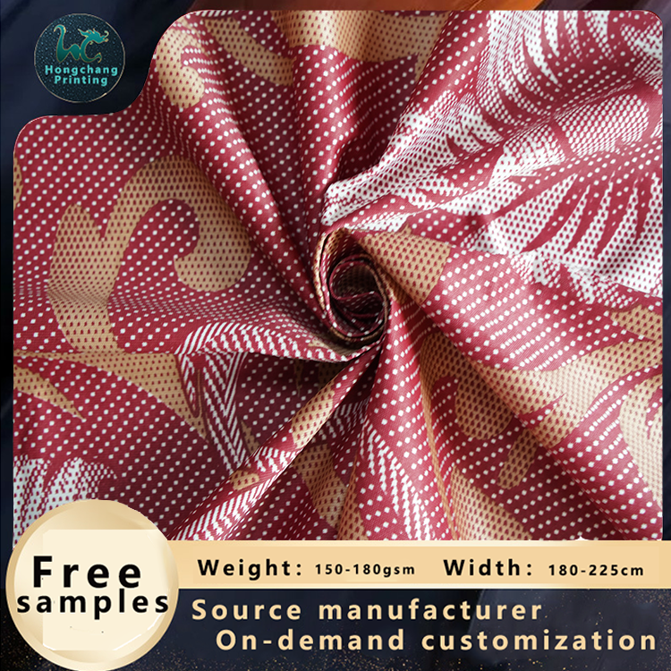 Wear Resistance 43D Warp Knitted Polyester Mattress Fabric Popular Design