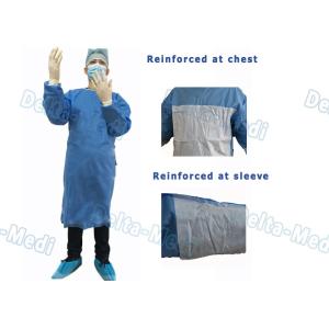 Ultrasonic Bonding Disposable Examination Gowns , Impervious SMMS Disposable