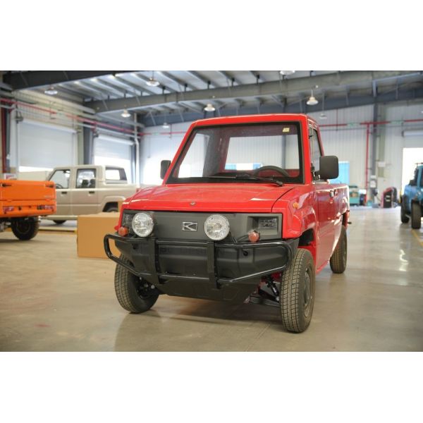 Buy 2 Seats 72v 4kw EV Electric Mini Truck Pickup With Flat Bed at wholesale prices