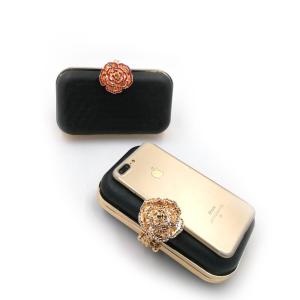 Gorgeous Stone Flower Bunch Box Clutch Frame Metal Clutch Frame