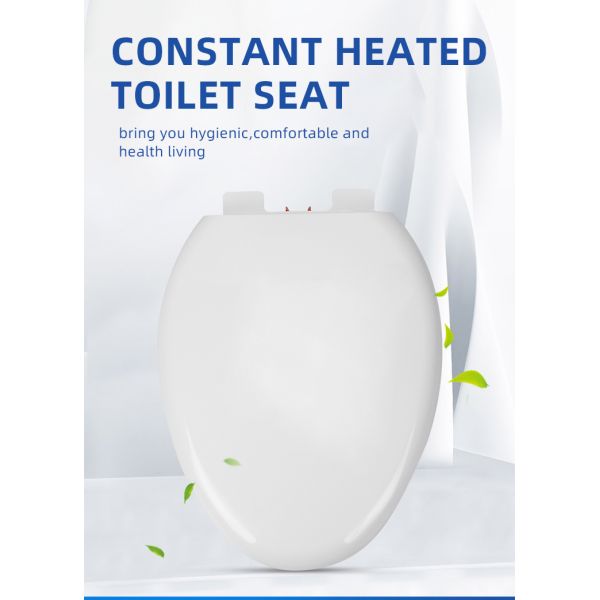 Italian Style Round Auto Toilet Seat Cover Easy Installation With Seat Heating