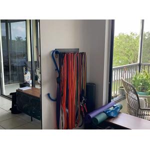 Home Gym Prong Hooks and Steel Wall Mount Bracket for Lifting Belts and