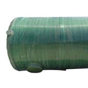 China Durable Cylindrical Vertical Frp Chemical Tank Filament Winding 4000mm*6700mm on sale