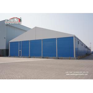 Portable Large Clear Span Warehouse Tents Aluminum Material Structure With Sandwich Panel