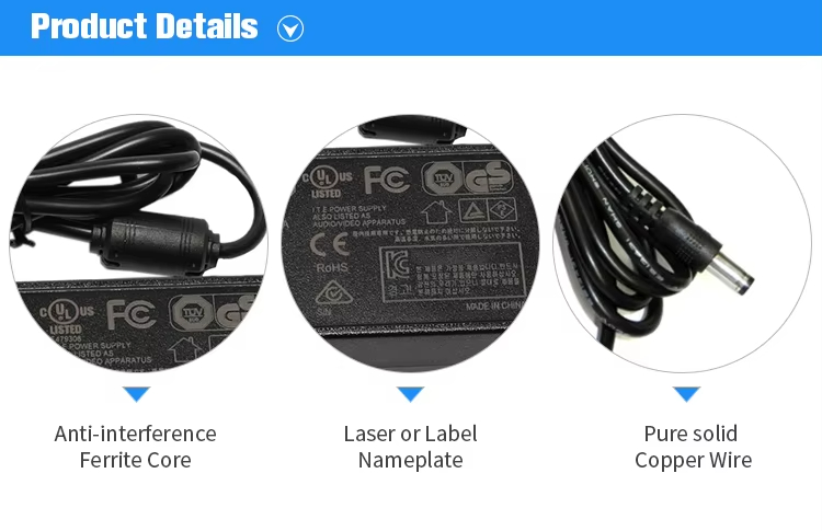 60W AC DC LED Power Supply 15V 4A 220V 24V 2.5A Switching Mode DC Jack 5.5*2.5mm