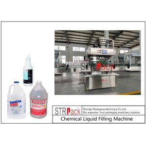 Automatic Plastic Bottle Liquid Filling Machine Anti Corrosion 1.2KW 220V