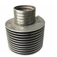 DELLOK Seamless Densities Segment Fins Alu1050 Extruded Fin Tube