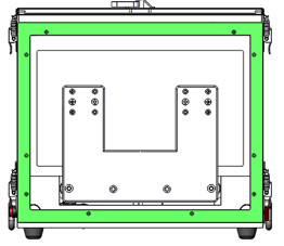 China Stainless Steel RF Pneumatic Shield Box 80dB Extrusion Seal Design on sale