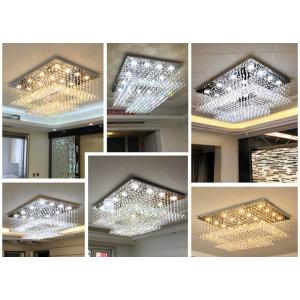 Modern fashion K9 crystal dining room GU10 led lustre crystal drop lamp