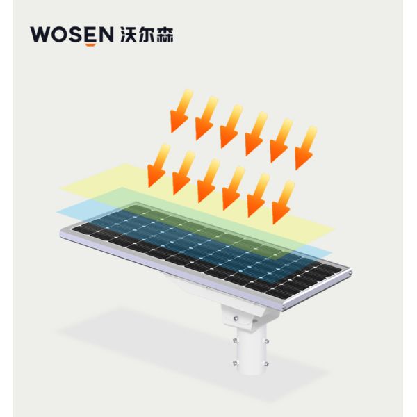 Intelligent Outdoor Solar Street Lamps 45W 36W 12W Solar Street Pole Light