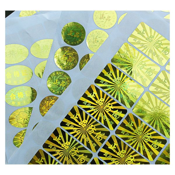 Custom Watermark Hologram Tamper Proof Seal Stickers