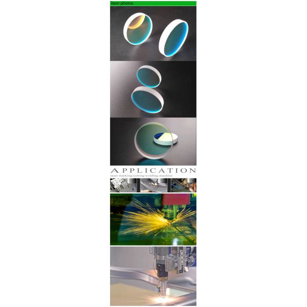 45° laser relection mirror φ19.05*9.25mm 650nm & 1064nmHR H-K9L laser glass plano lens laser machine