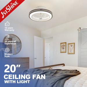 110-240V/50Hz-60Hz Home Office 1stshine LED Ceiling Fan with 6 Speeds Remote