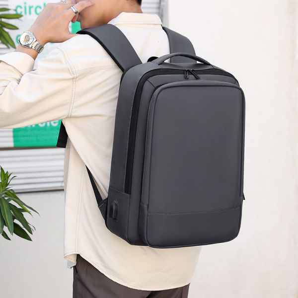Business Laptop Backpack Waterproof Large Capacity For Men