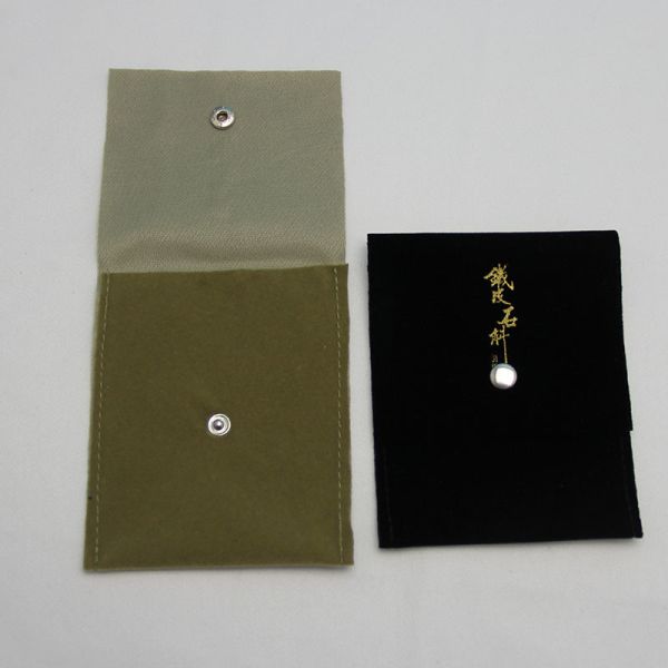 10 X 8cm Velvet Suede Jewelry Envelope Pouches Lightweight With Logo Printing