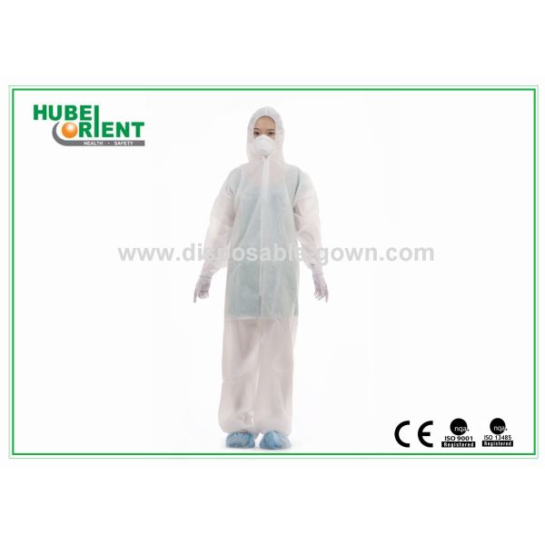 Medical Disposable Polypropylene Coverall With Hood