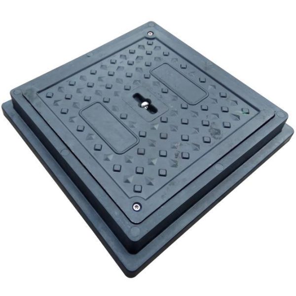 Buy Eco-Friendly Customizable Anti-Theft SMC Composite Manhole Cover with Slip-Proof Design at wholesale prices