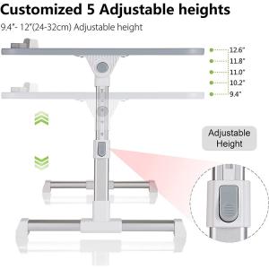 Waterproof Wooden Manual Height Adjustable Desk for Luxury CEO Work Meeting in