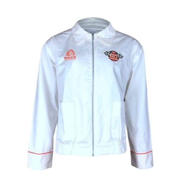 Unisex Adults Nylon Elastane Casual Jacket Sport Set with Custom Design Printing