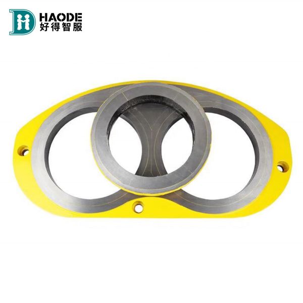 Buy DURO 22 Carbide Spectacle Wear Plate and Cutting Ring for Concrete Pump from Original at wholesale prices