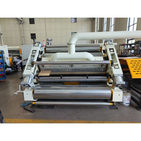 Fingerless Vacuum Adsorption Single Facer Corrugated Machine Electric Driven