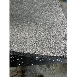 Durable and Eco-Friendly Black Base Gym Rubber Flooring Mats with Different