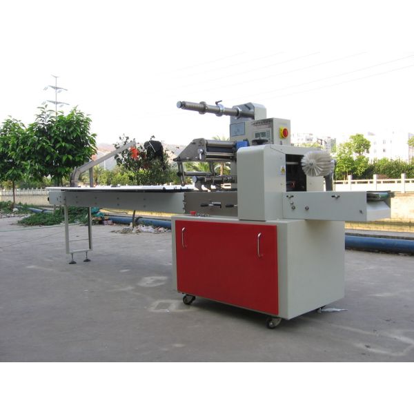 Excellent Horizontal Packaging Machine , Electrical Driven Flow Wrap Packaging